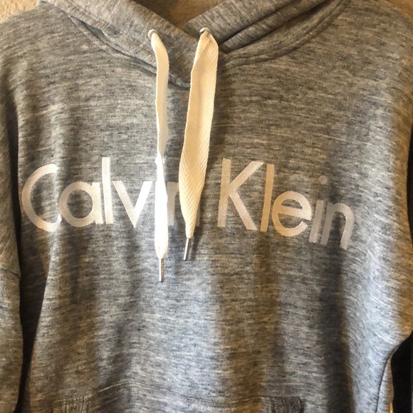 Calvin Klein gray hooded sweater - Picture 3 of 6